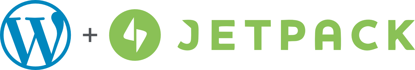 WordPress.com plus Jetpack logos