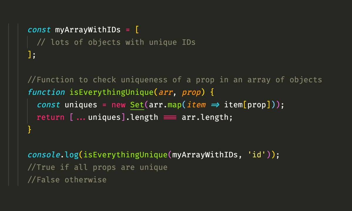 How to Check Uniqueness in an Array of Objects in JavaScript ...