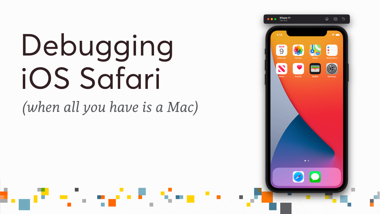 safari debug iphone on mac